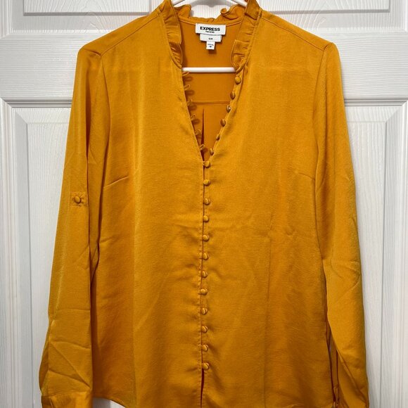 Express Tops - Express Mustard Blouse